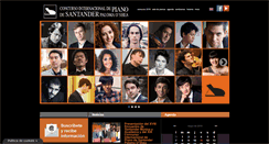 Desktop Screenshot of concursodepianodesantander.com