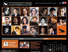 Tablet Screenshot of concursodepianodesantander.com